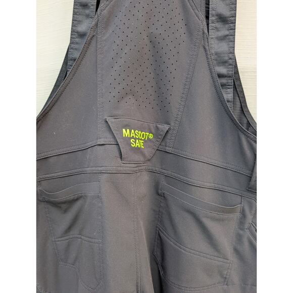 Mascot Mens Hi Vis Brace Kneepad Bib Sz 42.5 Pockets Cordura 19669-236 Workwear - Picture 6 of 9